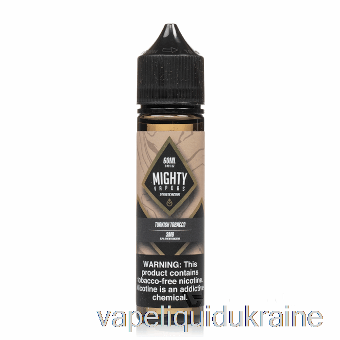 Vape Liquid Ukraine Turkish Tobacco - Mighty Vapors - 60mL 0mg